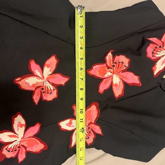 Kate Spade Black Tiger Lily Applique Fit & Flare Dress | Size 2, NWOT - Picture 9 of 12
